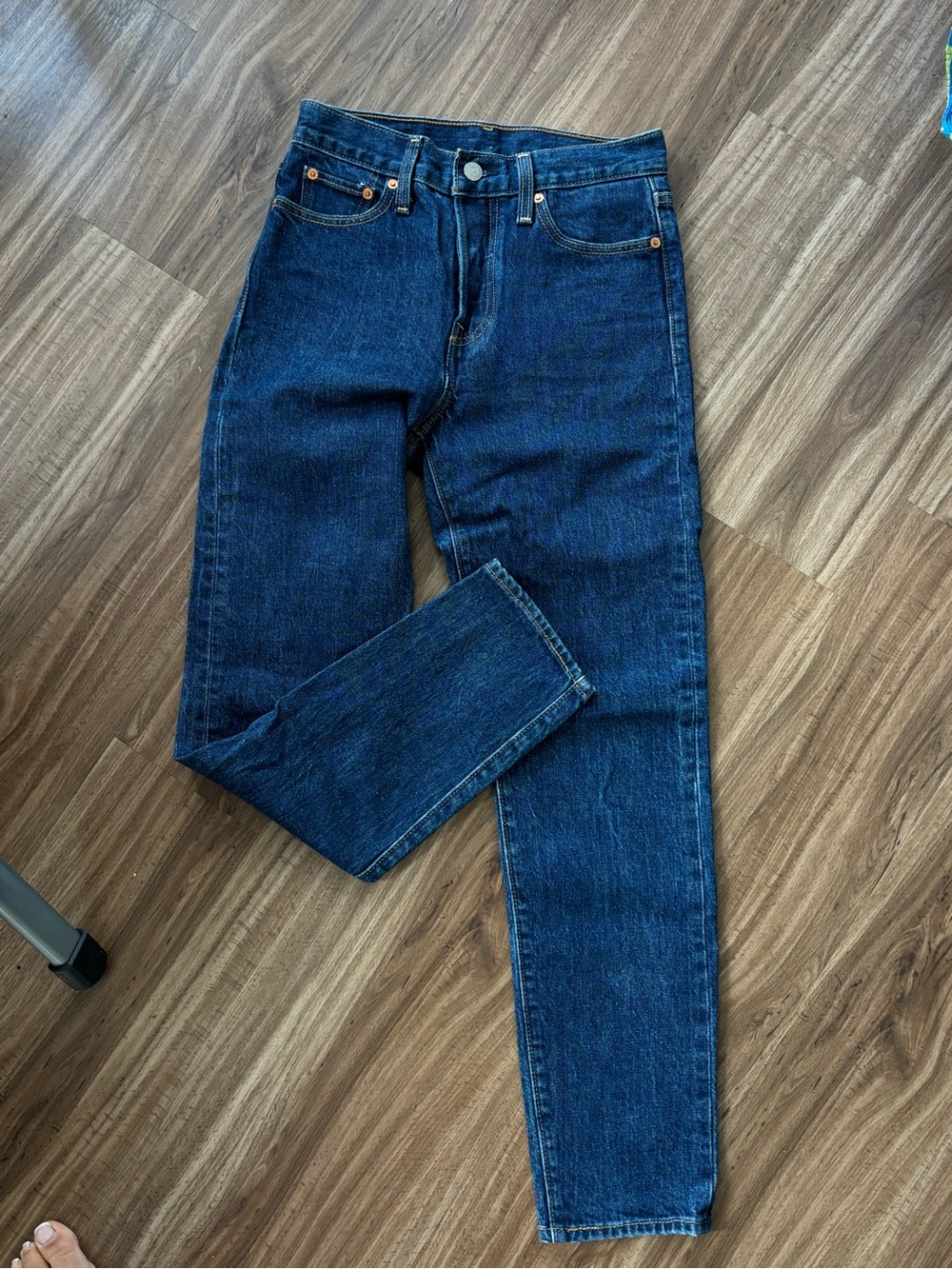 Levi's Women's Dark Blue Straight Leg Jeans
